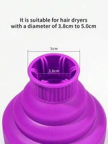 1/2 件装硅胶美发工具黑色粉色通用吹风机扩散器罩，可调节温度，耐高温，适用于大多数吹风机，可折叠便携设计，是居家、沙龙和旅行护发的理想之选，也是返校季和旅行度假的必备美发配件。这款美发工具包含梳子、吹风机、发刷等，适用于理发、美发设备、理发店等场所。 - 彩色 - 查看 10