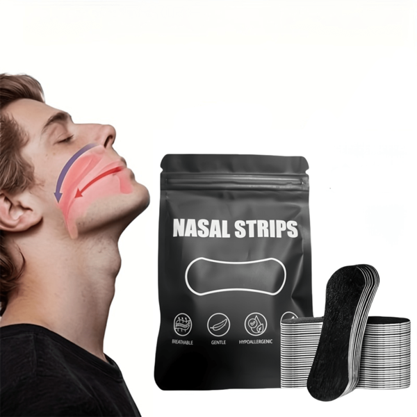 30pcs/60pcs Experience Improved Nasal Airflow With These Breathable Nasal Strips. Designed To Gently Lift And Open Your Nasal Passages, They Help You Breathe More Easily, Whether You're Dealing With A Stuffy Nose Or Looking To Enhance Your Breathing During Sleep Or Physical Activity.