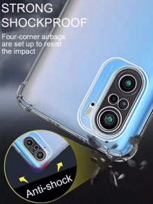 2Pcs Case For OPPO Case, Soft Clear TPU Phone Cases, Slim Silicone Protective Shockproof Transparent Cover For Nothing Phone Crystal Clear Waterproof Anti-Fall Scratch Resistant - Clear - View 3