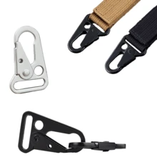 2 件战术金属扣、钩式吊带夹、弹簧门钩、皮带扣、钥匙链、快速释放登山扣、钩配件汽车配件可爱哥特 Y2k