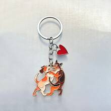 GNXT 1 Piece Cute Cartoon Doberman, Beagle, Pug Dog Keychain, Fashion Pet Dog Bag Charm Pendant, Personalized Party Small Gift - Multicolor - View 15