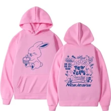 New Jeans Omg Korean Streetwear Women Unisex Harajuku Kpop New Jeans  Sweatshirt Top - 羅莎 - 查看 1