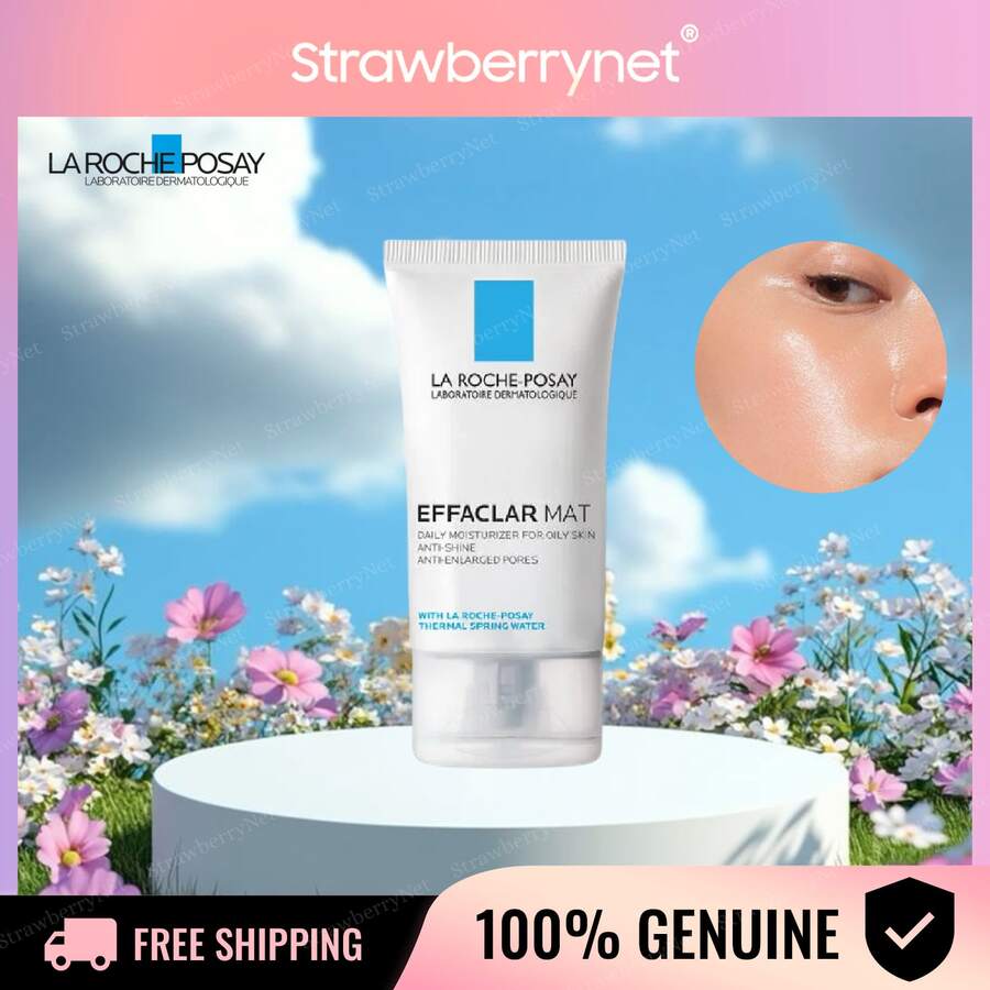 La Roche-Posay LA ROCHE POSAY Effaclar Mat Daily Moisturizer (New Formula, For Oily Skin) 40ml/1.35oz - For Oily Skin, Oil-Free, Banish Roughness - 乳液 - 查看 1