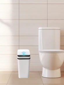 1 件智能传感器自动开/关垃圾桶，12 升，简约家居清洁工具，适用于厨房、餐厅、浴室、办公室，适用于万圣节装饰、秋季装饰、婚礼、神秘盒子、房间装饰、派对礼物 - 彩色 - 查看 3