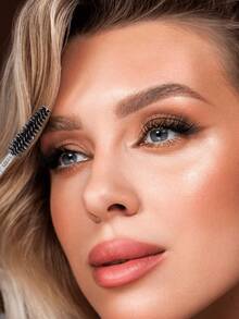 200PCS Eyelash Brushes, Mascara Wands With Container, Bendable Disposable Eyebrow Spoolies, Lash Brush For Lash Extensions, Eyebrow Spoolie, Castor Oil Brushes (Crystal Black),Eyebrow Brush,Eyeshadow Brush,Spoolie,Spoolie Brush,Giveaways - Black - View 2