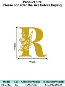 1 件手绘工业铁艺墙饰，带防锈金属切割 - 复古奢华金玫瑰藤蔓金属墙饰，适用于婚礼和高端家居 - 彩色 - 查看 59