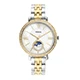Fossil Jacqueline Series: Sun And Moon Theme Quartz Watch Stainless Steel Case/Artificial Gemstone Crystal Surface