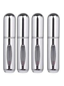 2 pièces Bouteille de parfum rose vif de 5 ml, bouteille de rangement de parfum, bouteille de vaporisateur rechargeable, bouteille de décantation de parfum, petite bouteille réutilisable