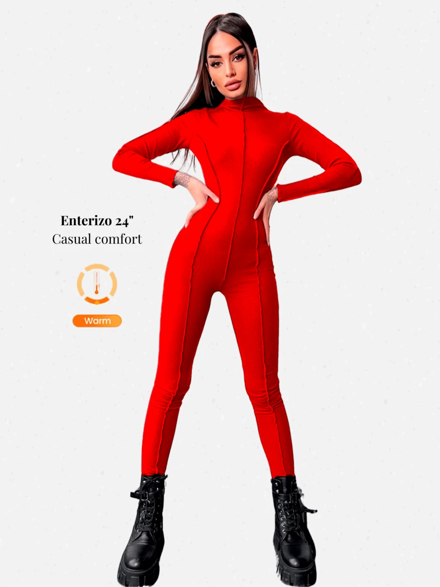 Conjunto Enterizo Manga Larga Súper Cómodo