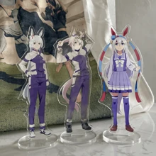 Nouveau support acrylique Uma Musume: Pretty Derby 1 pièce 15 cm - Modèles Toukai Teiou/Special Week mignons et de grande valeur. Décoration de bureau pour la chambre/le bureau, cadeau idéal pour l'Aïd al-Adha et la remise des diplômes pour les fans/amis