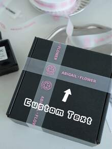 2/5/10/20Meters Custom Text Ribbon, 2cm Wide Semi-Transparent TPU Ribbon For DIY Crafts, Wedding Decoration, Gift Wrapping, Personalized Gift - Semi-transparent - View 4
