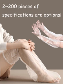 2~200 Disposable Hand And Foot Care Sets, Trial Shoe Covers, Socks, Suitable For Hand And Foot Care, Can Be Used Together With Essential Oil Lotion. - Multicolor - View 1