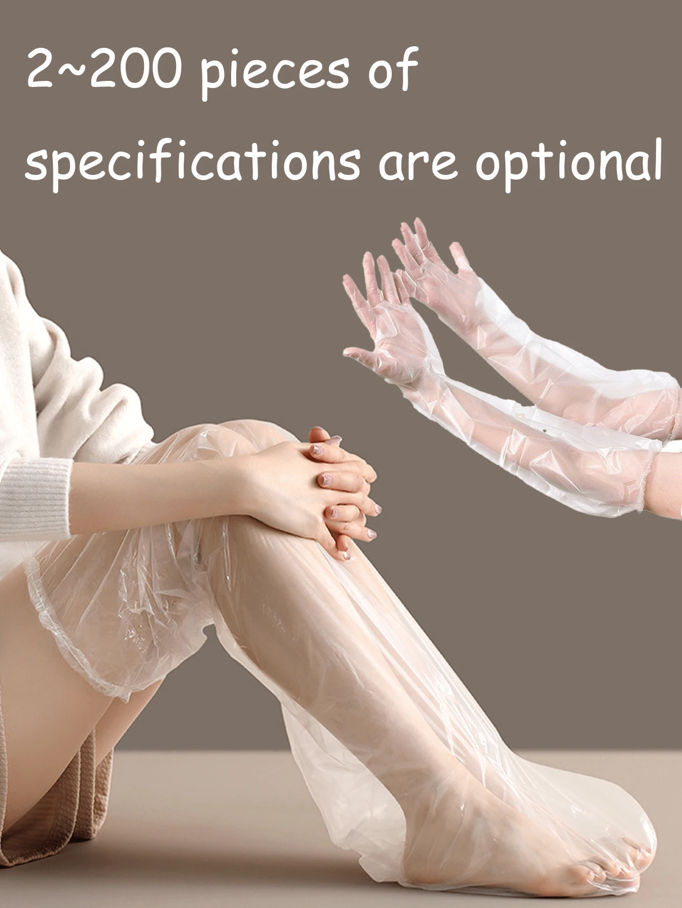 2~200 Disposable Hand And Foot Care Sets, Trial Shoe Covers, Socks, Suitable For Hand And Foot Care, Can Be Used Together With Essential Oil Lotion. - Multicolor - View 1