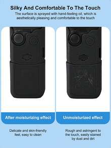 兼容 Osmo Pocket 3 机身、硅胶外壳、云台保护套、镜头保护膜、防刮保护套、防撞套、软硅胶保护套、防尘配件、相机外壳配件