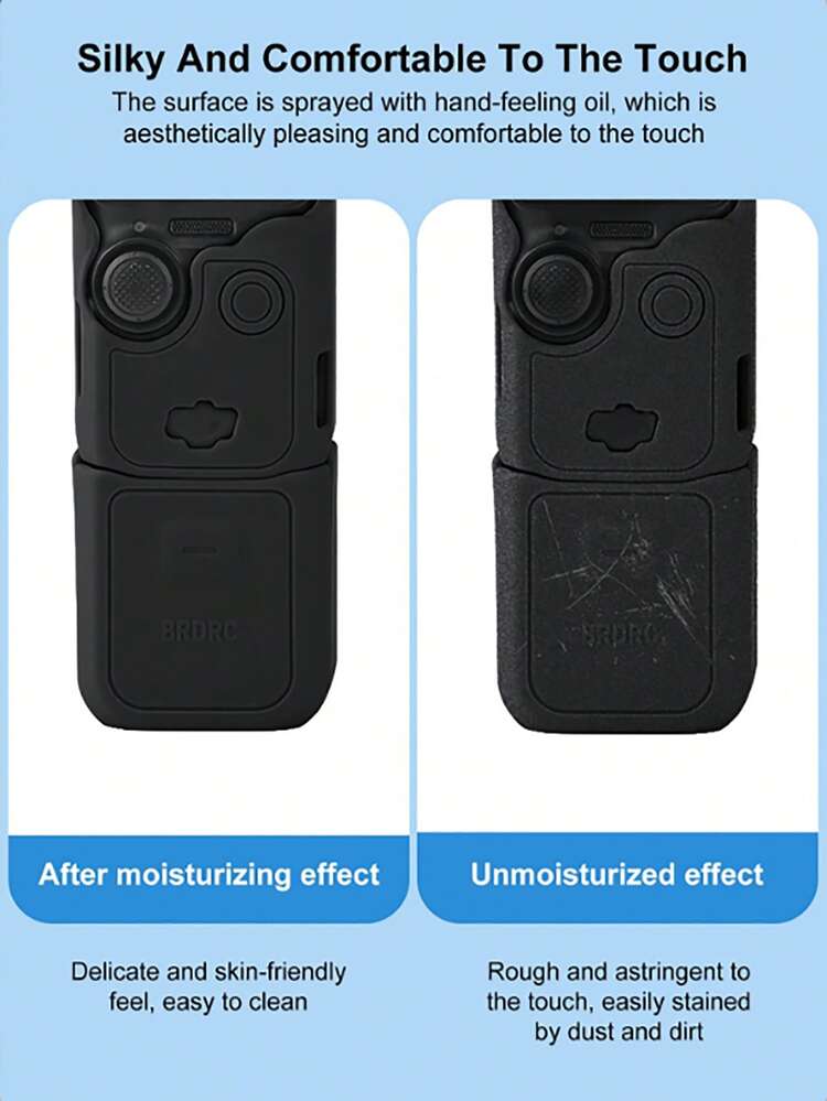 Compatible With Osmo Pocket 3 Body, Silicone Case, Gimbal Protective Cover, Lens Protector, Scratch-Resistant Protective Cover, Shockproof Cover, Soft Silicone Protector, Dustproof Accessories, Camera Body Accessories - Multicolor - View 4