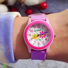 CITIZEN Citizen Lady Quartz Watch - Q&Q Series, Sweet Color Scheme, Water-Resistant Silent Pointer Electronic Quartz Watch,VS59H004Y
