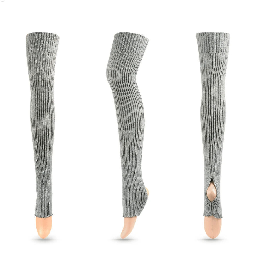 Leg Warmers New Adult Ballet Dance Stockings Yoga Warm Knit Shin Guard ...