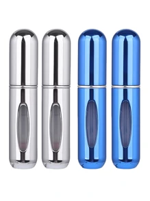 2 pièces Bouteille de parfum rose vif de 5 ml, bouteille de rangement de parfum, bouteille de vaporisateur rechargeable, bouteille de décantation de parfum, petite bouteille réutilisable