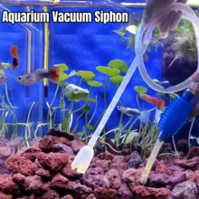 1 件鱼缸换水器、吸水砂砾清洁器、水族箱换水管，多种款式可选 - 彩色 - 查看 1