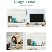 1 pezzo Telecamera mini smart Full HD 1080p - Supporta Wi-Fi 2.4G, visione notturna a infrarossi, rilevamento del movimento, chiamata vocale bidirezionale, ricarica USB, visualizzabile tramite app mobile, facile installazione. Adatto per monitoraggio di ufficio, famiglia, bambini, animali domestici e anziani.