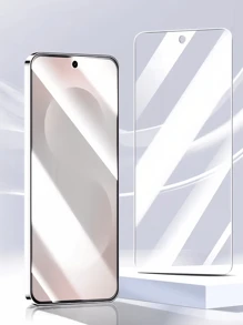 5 piezas de protectores de pantalla de vidrio templado compatibles con teléfonos , cobertura completa, fácil instalación, transparencia cristalina, sin burbujas, anti-arañazos y resistente a los golpes, adecuado para cumpleaños/familia/amigos/novio/novia