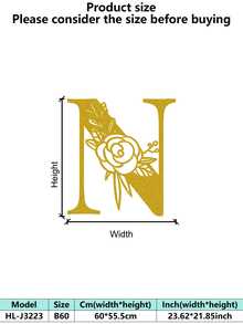 1 件手绘工业铁艺墙饰，带防锈金属切割 - 复古奢华金玫瑰藤蔓金属墙饰，适用于婚礼和高端家居 - 彩色 - 查看 148
