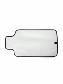 1 件便携式尿布更换垫，可拆卸旅行尿布垫，带湿巾袋，是婴儿洗澡的理想礼物，适合 1-8 个月的新生女孩和男孩 - 黑色 - 查看 3