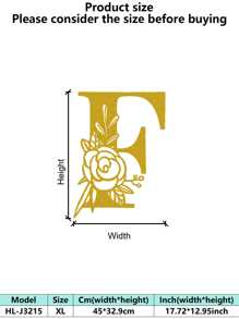 1 件手绘工业铁艺墙饰，带防锈金属切割 - 复古奢华金玫瑰藤蔓金属墙饰，适用于婚礼和高端家居 - 彩色 - 查看 162