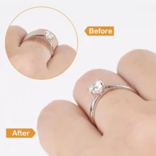 Ring Sizers For Loose Rings, Ring Size Adjuster Spacers Or Tightener, Invisible Guards, Resizer Fit Almost Any Rings, Reduces Size By 0.5-1.5 - Multicolor - View 2