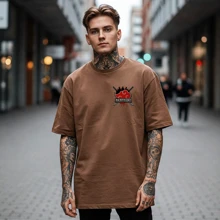 Anime Oversized Cotton Casual T-Shirt