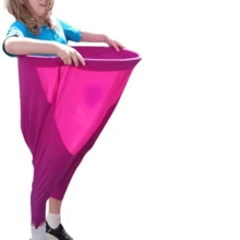 Granny Pants Outdoor Game Set, Fun Party Game Pants Set, Includes Bouncy Balls, Suitable For Family Gatherings, Outdoor Activities, Adult Games, Team Building, Etc., Suitable For Family Events And Team Building. - Multicolor - View 14