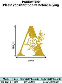 1 件手绘工业铁艺墙饰，带防锈金属切割 - 复古奢华金玫瑰藤蔓金属墙饰，适用于婚礼和高端家居 - 彩色 - 查看 178