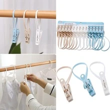 15 pinzas de ropa por paquete, pinzas antideslizantes con cuerda de plástico para tender la ropa. Pinzas de ropa lindas y resistentes, decoración con clip pequeño en 3 colores, 5 piezas de cada uno - Multicolor - Ver 8