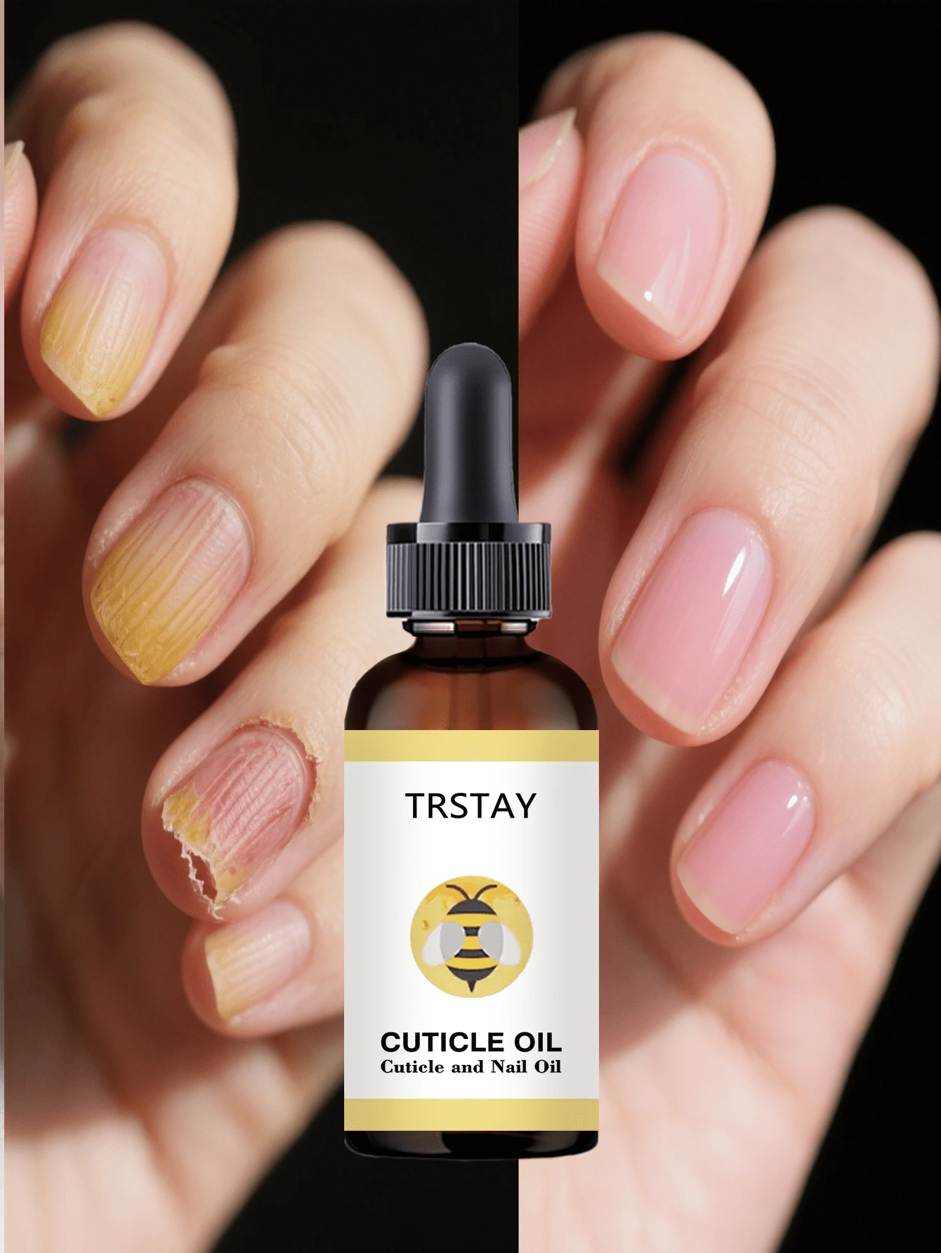 Natural Essential Oil Nail Strengthener With Mild Formula To Repair Dry And Hard Edges While Gradually Moisturizing And Softening For Healthier Nails - Multicolor - View 1