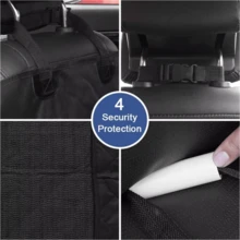 寵物汽車後座坐墊 車上用狗狗墊子寵物專用車墊貓咪防髒墊掛包防水汽車座椅狗狗車用寵物窩中大型犬防水防髒坐車神器 - 黑色 137x147CM - 查看 9
