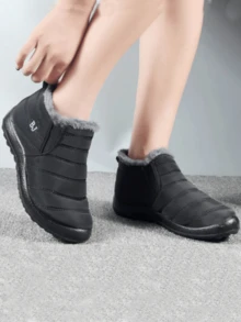 Unisex Versatile Short Boots, New Winter Shoes, Winter Snow Boots, Thickened Boots, Fashionable Men And Women Boots Streetwear