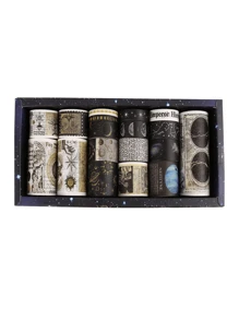 18 Rolls/Box, Vintage Decorative Washi Tape Set, Sticker Rolls With Different Patterns Such As Nature Scenery Flowers, Plants, Universe, Planets, Etc., For DIY Handmade Decoration Scrapbook Decoration As A Gift For Friends School Supplies,Back To School