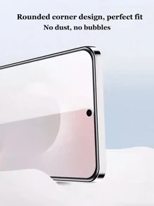 5 piezas de protectores de pantalla de vidrio templado compatibles con teléfonos , cobertura completa, fácil instalación, transparencia cristalina, sin burbujas, anti-arañazos y resistente a los golpes, adecuado para cumpleaños/familia/amigos/novio/novia