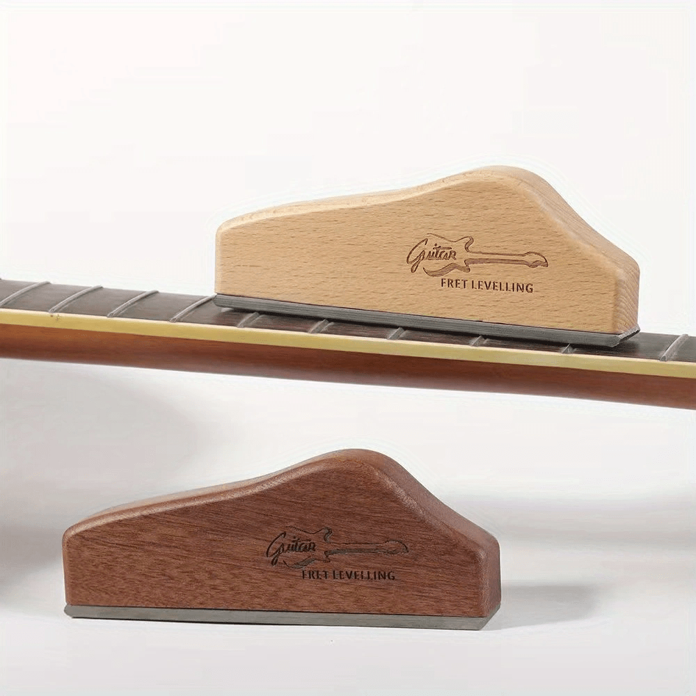 Archivo de nivelación de trastes de guitarra de 6 pulgadas Shabili Wood, archivo de acicalado de extremos de trastes, archivo de lijado y nivelación, archivo de biselado de trastes, herramienta de lutier, accesorios de guitarra