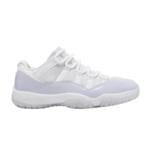 Nike Air Jordan Womens Air Jordan 11 Retro Low 'Pure Violet' (Women's Sizes) White/Pure Violet/White AH7860-101 Summer New - 白色 - 查看 1
