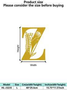 1 件手绘工业铁艺墙饰，带防锈金属切割 - 复古奢华金玫瑰藤蔓金属墙饰，适用于婚礼和高端家居 - 彩色 - 查看 107