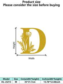 1 件手绘工业铁艺墙饰，带防锈金属切割 - 复古奢华金玫瑰藤蔓金属墙饰，适用于婚礼和高端家居 - 彩色 - 查看 76