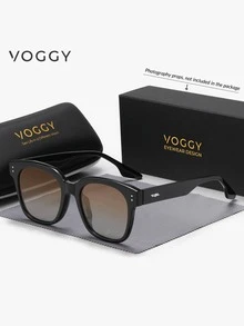 VOGGY 时尚极简复古超大 TR90 偏光 UV400 太阳镜，男女通用运动驾驶户外钓鱼旅行派对装饰道具礼品 - 彩色 - 查看 3