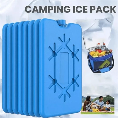 1/2/4Pack Ice Packs For Coolers,Ice Pack For Lunch Box, Keep Food Fresh And Cool With Reusable Ultra-Thin Ice Packs For Lunch Boxes!