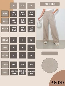 WOMEN'S MO FASHION - 3271, WOMEN'S TAILORED PANTS, HIGH WAIST, PANTALON, ELEGANT, CASUAL, EVERY DAY TO DAY, WORK, SUPER STYLISH. - Màu be - Xem 7