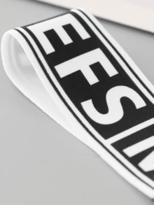 男士低腰时尚内裤，超薄透气，舒适休闲，尼龙材质，字母图案，弹性适中，针织面料，适合夏季穿着 - 白色 - 查看 5