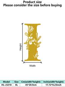 1 件手绘工业铁艺墙饰，带防锈金属切割 - 复古奢华金玫瑰藤蔓金属墙饰，适用于婚礼和高端家居 - 彩色 - 查看 180