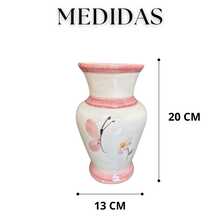 Ceramic Vase For Placing Flowers Made Of Ceramic Decoration - Rosa Borboleta - View 5