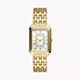 Fossil Fossil Women's Raquel Quartz Stainless Steel Three-Hand Watch Square Series Stainless Steel Case/Crystal Cover Diameter 26mm