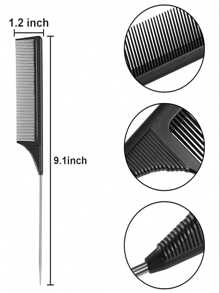 3 peignes en plastique ABS - peignes de coupe, en nylon et de déchirement pour le salon et la maison - indispensables pour l'été, les festivals et toutes les saisons - disponibles en plusieurs couleurs, brosses à cheveux, peignes, outils capillaires, produits capillaires et accessoires pour les salons de coiffure et les indispensables de beauté pour les voyages